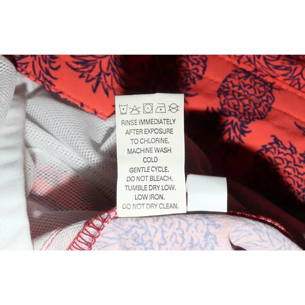 Tori Richard Anana Day‎ Tradewind Technology Shorts Pineapple Lined Swim Trunks